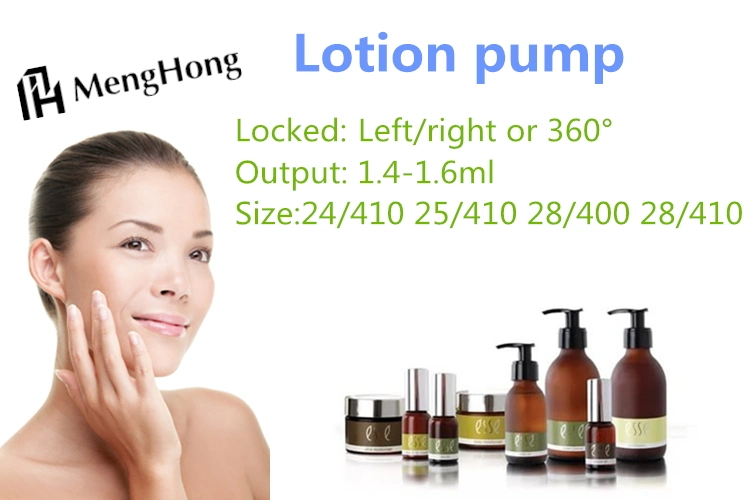 Dispenser Cosmetic Plastic Lotion Pump with Bamboo for Bottle