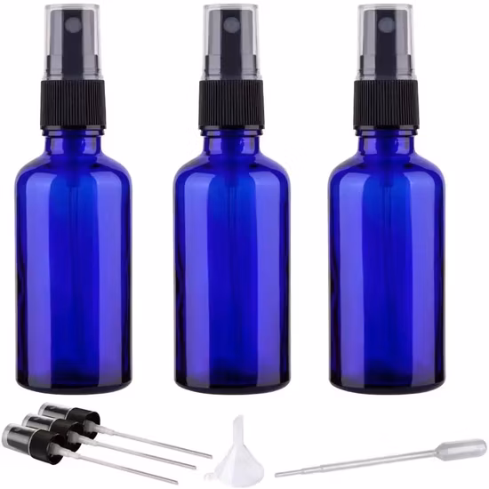 Flacone spray Boston Fine da 15 ml e 30 ml. Flacone spray in vetro ambrato