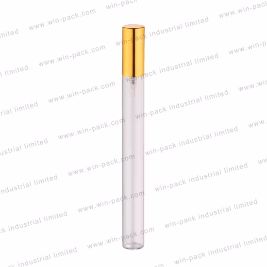 Spruzzatore Bottiglia di vetro Tappo di plastica Tappo di metallo 3 ml 5 ml 8 ml 10 ml Colore rosso trasparente Colore blu solido Confezione cosmetica