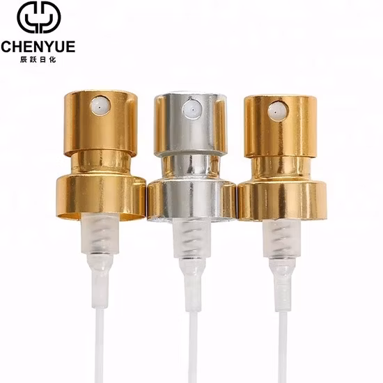 Atomizzatore di profumo Pompa per crimpatura cosmetica in alluminio Spruzzatore per nebulizzazione fine