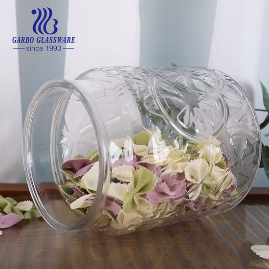 Barattolo di vetro da 960 ml con coperchio in legno per cucina in vendita